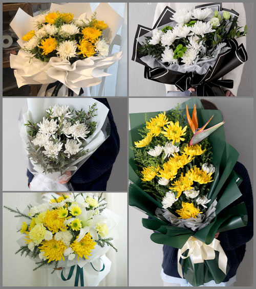 江苏常州溧阳市上黄镇上黄村白事花束代送